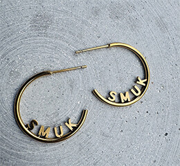 SMUK Hoop Stål eller forgyldt